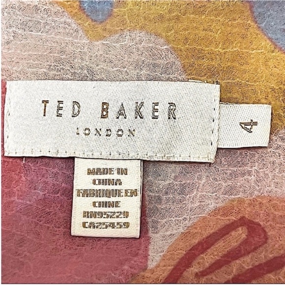 Ted Baker Juleah Pastel Floral Mini Dress Sz 4 US 10 - Picture 10 of 13